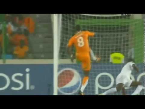 CAN 2012 -  Tous les Buts de la Côte d'Ivoire