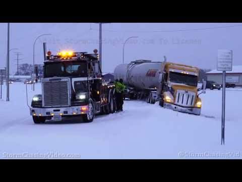 Stearns County, MN Ice Covered Roads And Crashes - 2/17/2020
