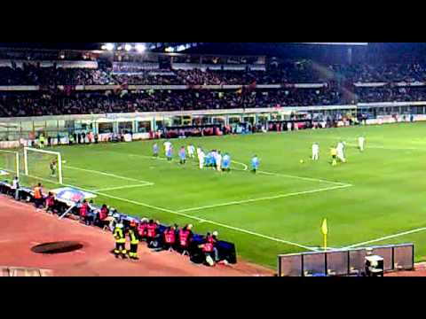 zlatan ibrahimovic punizione in catania milan