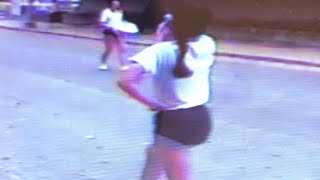 博多女子高校バトン部　ブルマーでパレード練習