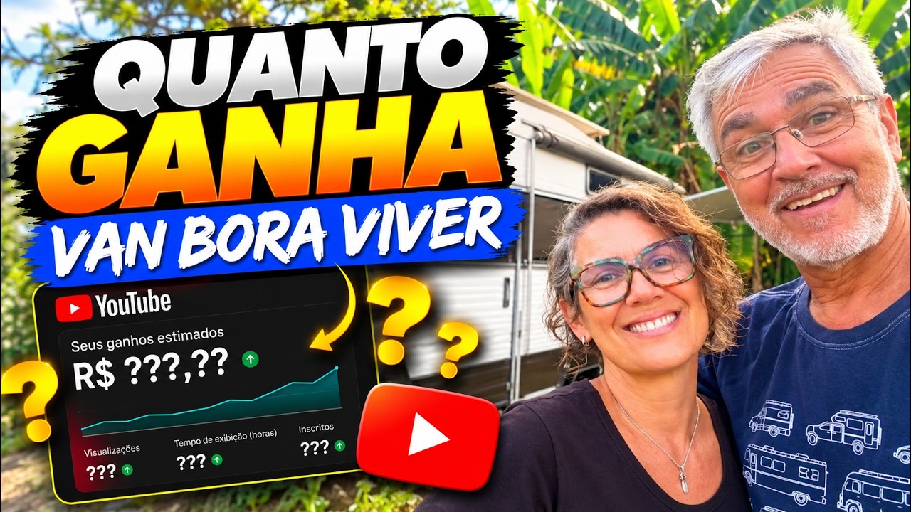 QUANTO GANHA O CANAL VAN BORA VIVER | GANHOS REAIS 2026