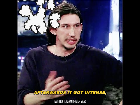 Adam Driver's Yoga Mat Story "I'm not aggressive. I just wasn't used to being nicer."