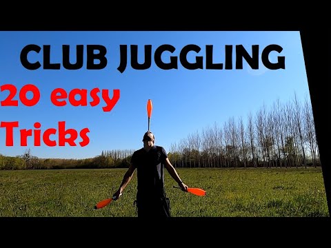 Club Juggling Tutorial - 20 easy Tricks