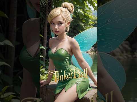 This Is What Tinker Bell Would Look Like in Real Life! 🌿🧚 #short #livingcartoon #thinkerbel