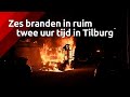 Zes branden in korte tijd in wijk Oud-Noord in Tilburg