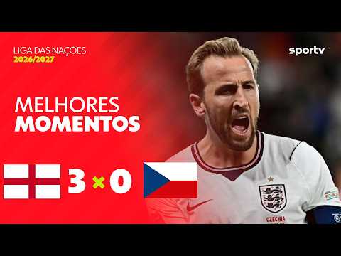Gols e melhores lances de Inglaterra x República Tcheca
