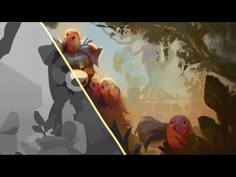 Art process walkthrough │ Step by step digital illustration