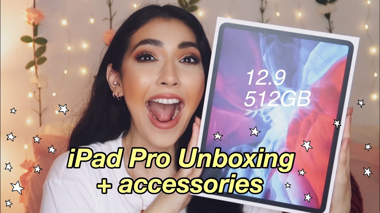 UNBOXING IPAD PRO 2020 12.9 and APPLE PENCIL