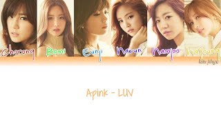Apink (에이핑크) – LUV Lyrics (Han|Rom|Eng|Color Coded) #TBS