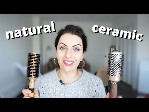 Which Round Brush Should You Buy: Ceramic or Natural...