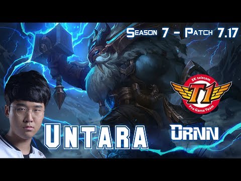 SKT T1 Untara ORNN vs PANTHEON Top - Patch 7.17 KR Ranked