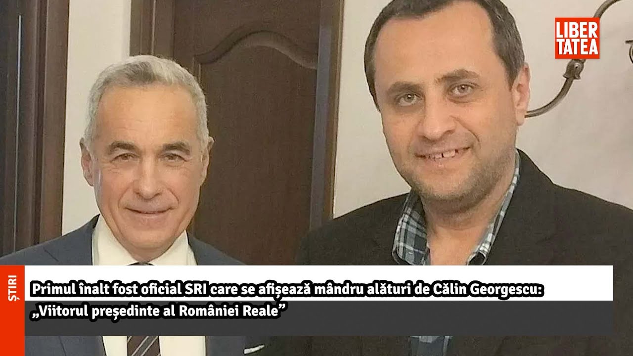 Primul înalt fost oficial SRI care se afișează mândru alături de Călin Georgescu...Libertatea