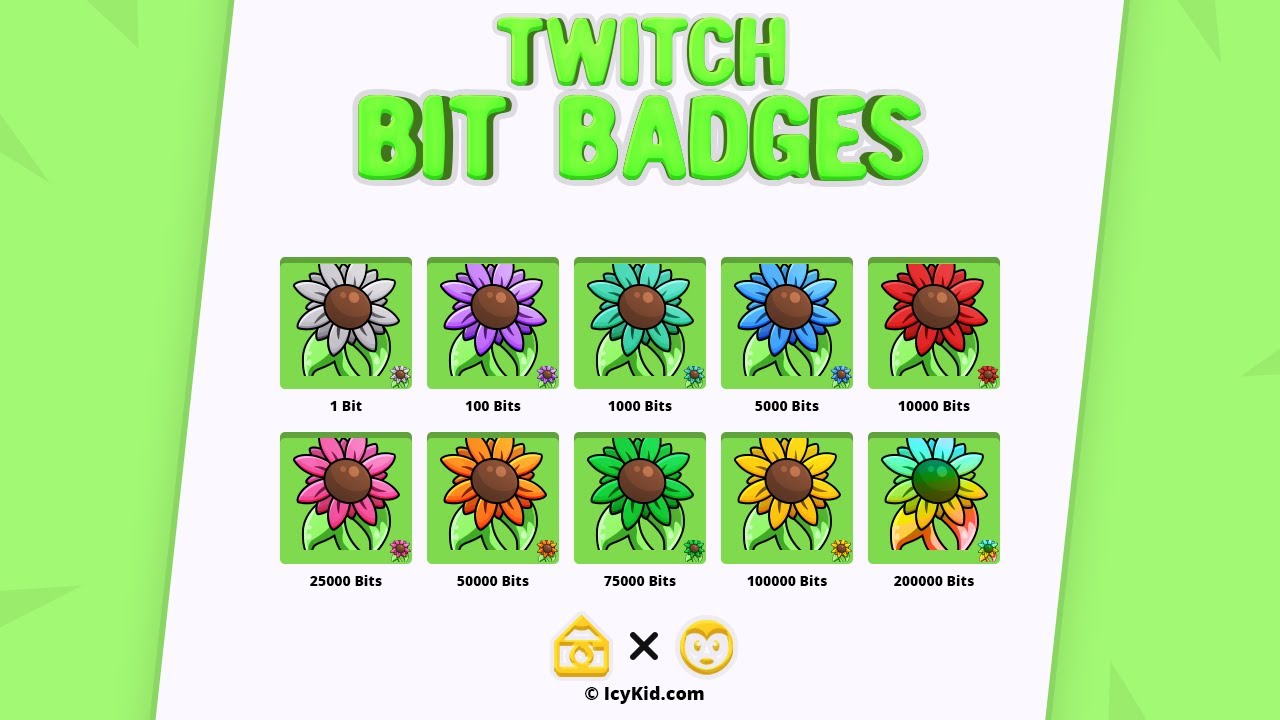 Premium Bit Badges - Sunflower Premium Bit - PSD - Premium Download