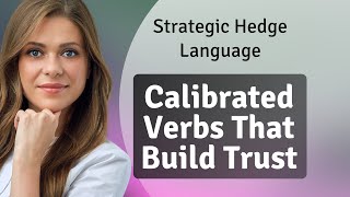 Strategic Hedge Language: Calibrated Verbs That Build Trust