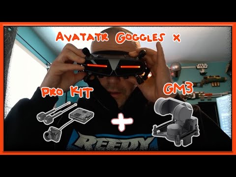 Head tracking with Avatar Goggles X, pro kit (VTX+camera) and GM3 from CaddxFPV
