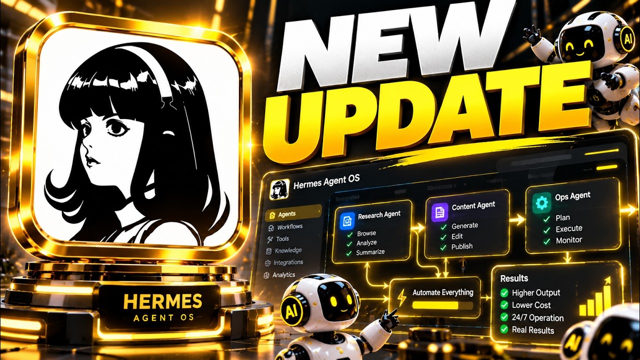NEW Hermes Agent OS Updates are WILD! 🤯