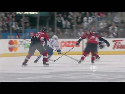Phil Kessel 2nd Goal - Senators 0 - Leafs 4 - Feb 6th 2010 (HD)