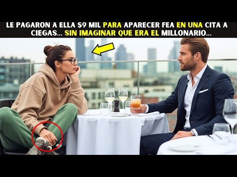 Le pagaron a ella $9 mil para aparecer fea en una cita a ciegas… Sin imaginar que era el Millonario…