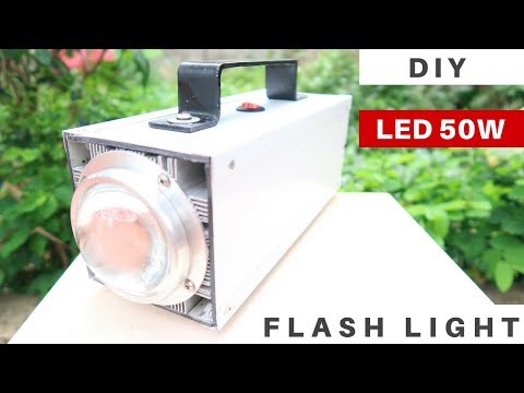 DIY LED Flashlight 50W