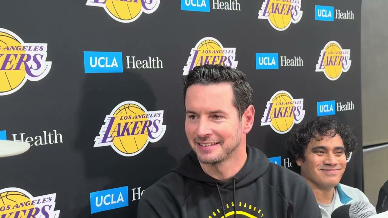 Lakers Practice: JJ Redick On Final Prep Before Game 1 Vs Rockets