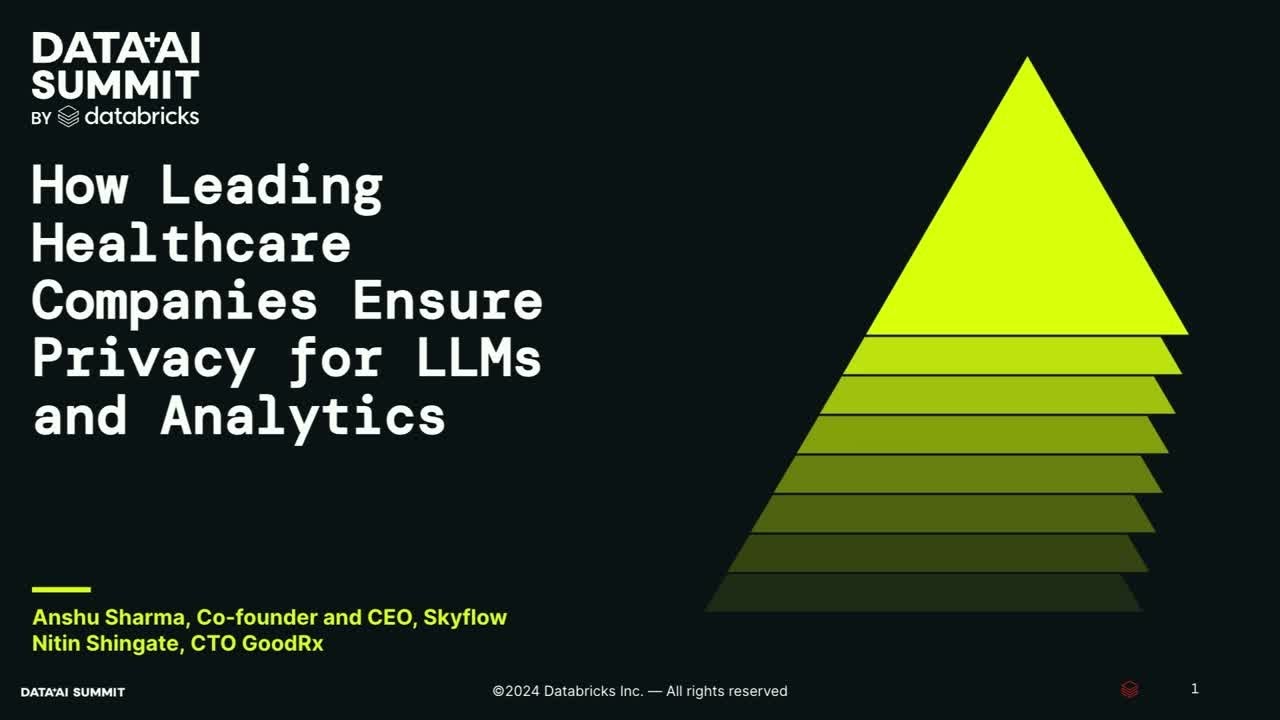 Sponsored by: Skyflow | How Leading Healthcare Companies Ensure Privacy for LLMs and Analytics