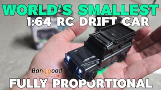 World's Smallest RC Drift Car!! | WSD CV-E87 1:64 RC Drift Car