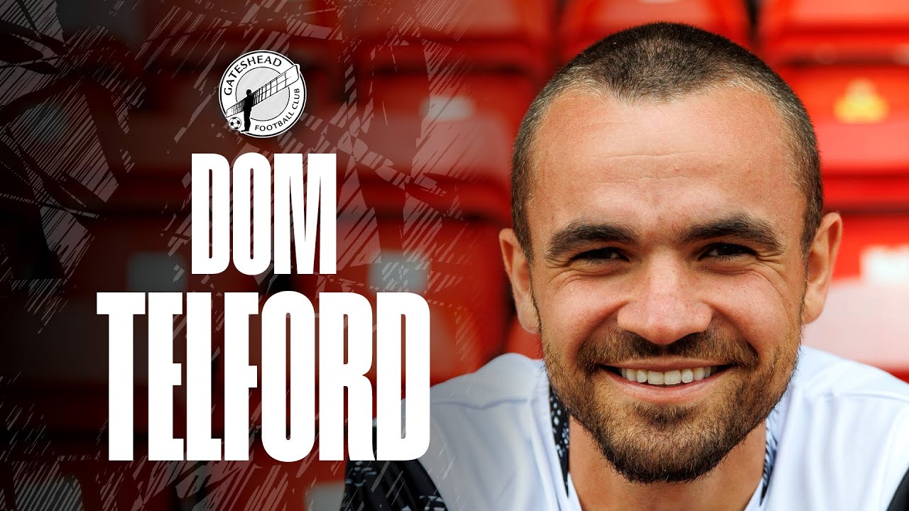 “I want to make this my second home” ❤️ | Dom Telford joins Gateshead | INTERVIEW