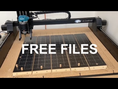 New Wasteboard for the XCarve Designed in EASEL