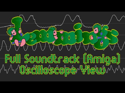 Lemmings (Amiga) Full Soundtrack - Oscilloscope View