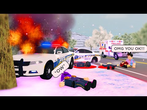 Crazy Police Chase Ends Bad.. They Didn’t Make It.. (Roblox)