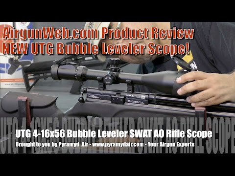 New UTG Bubble Leveler SWAT AO Rifle Scope - Airgun Product Review by AirgunWeb