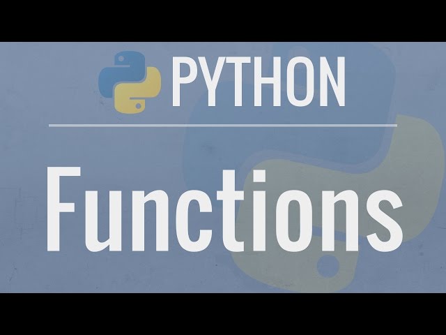Python Functions for Beginners
