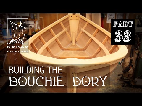 Building the Bouchie Dory - Part 33 - Cap rails Pt. 2