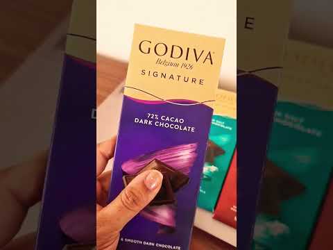 what's your favourite chocolate? |Godiva dark chocolate #asmr #ytshorts #viral