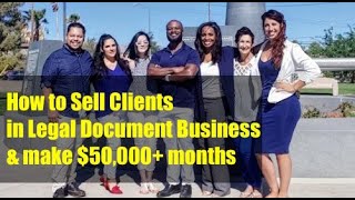 How We Sell $50K+/months Legal Document Preparation LDA Business in 2023