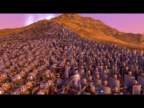 15000 Spearmans VS 12000 Dwarfs - Ultimate Epic Battle Simulator 2