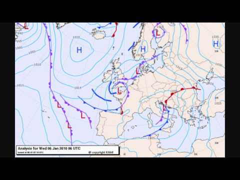 Winter 2009/2010 North Atlantic Frontal Analysis from KNMI