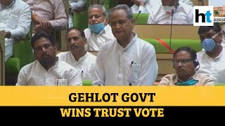 Conspiracy failed…: Gehlot-led Rajasthan govt wins trust vote in assembly | DOWNLOAD THIS VIDEO IN MP3, M4A, WEBM, MP4, 3GP ETC