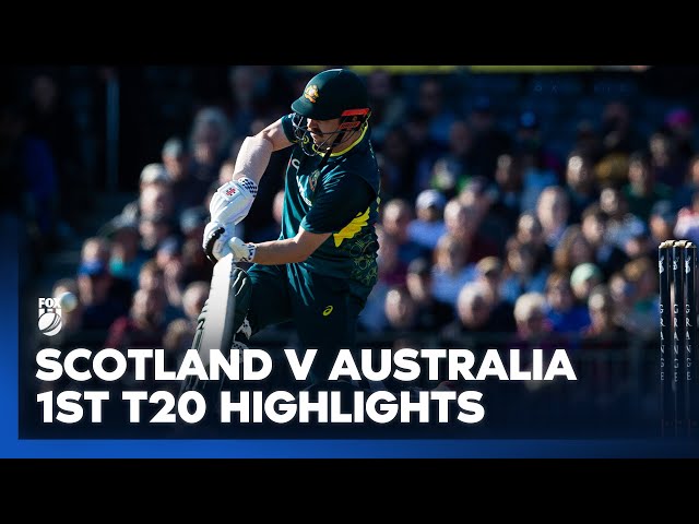 Scotland v Australia – 1st T20 Full Match Highlights I 05/09/24 I Fox Cricket