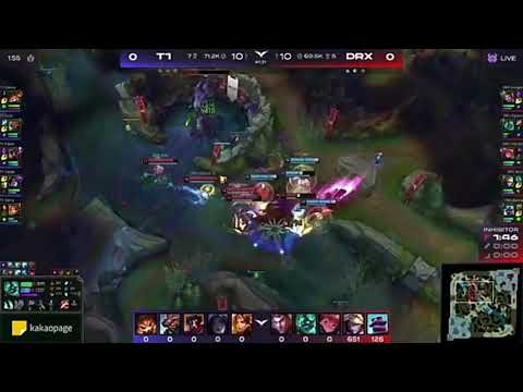 LCK T1 teddy Quadrakill kai'sa (T1 vs DRX)