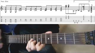How to play Van Halen&#39;s - From Afar - on guitar w\tabs (rhythm only)