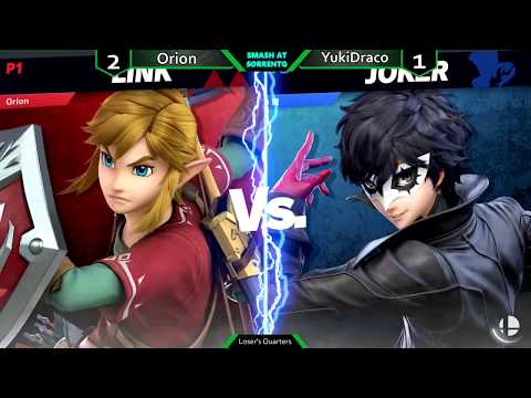 Smash at Sorrento #3 - Orion (Link, Captain Falcon) vs YukiDraco (Joker) -  Top 8 Loser's Quarters