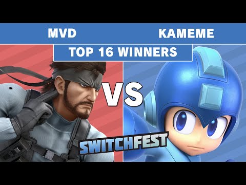 Switchfest 2019 - TG | MVD (Snake) Vs R2G | Kamemem (Megaman) Winners Top 16 - Smash Ultimate