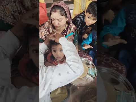 pratyaksha's mundan sanskaar