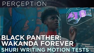 Shuri Writing Look Development Tests