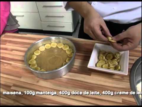 Mulher.com 15/11/2011 - Torta de Banana com doce de leite
