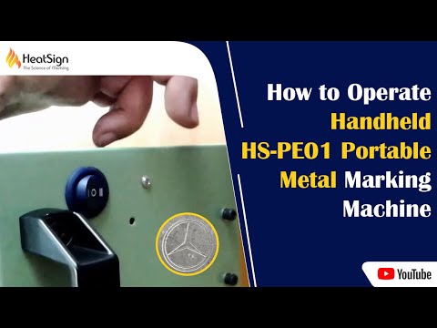 HS-PE01 Hand Held Engraving Machine for metal