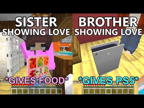 Brother VS Sister Portrayed by Minecraft #2
