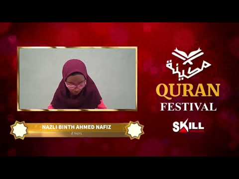 MAKEENA QURAN FESTIVAL.      189 Nazli Binth Ahmed Nafiz            Age 8