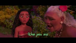 Moana Where you are lyrics HD